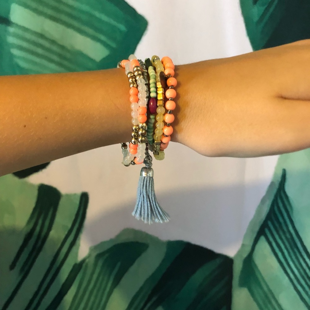 Beaded bracelet set!